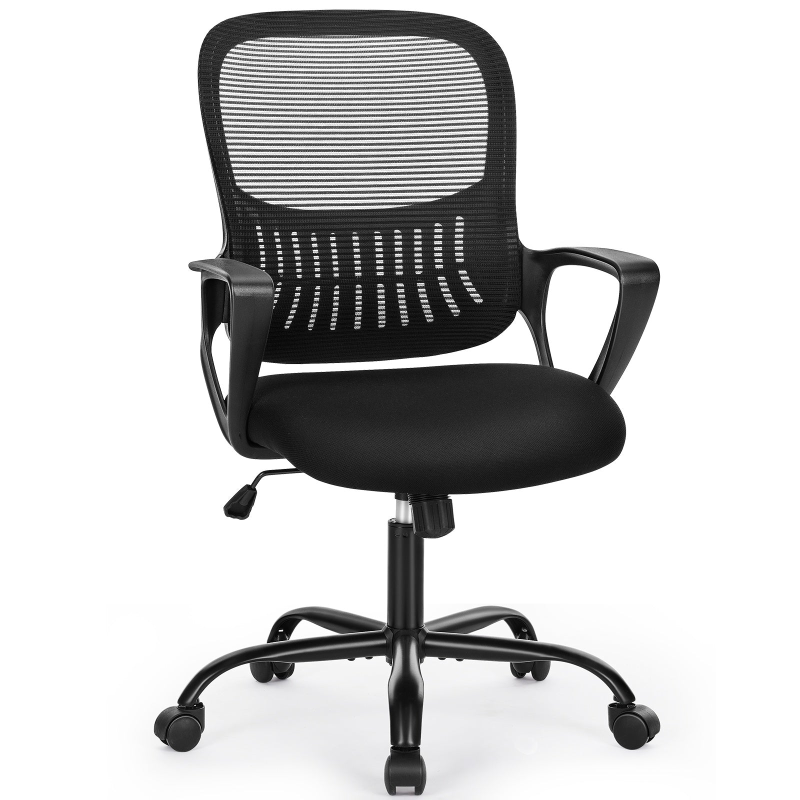 Tall Office Chair For Standing Desk With Adjustable Foot Ring