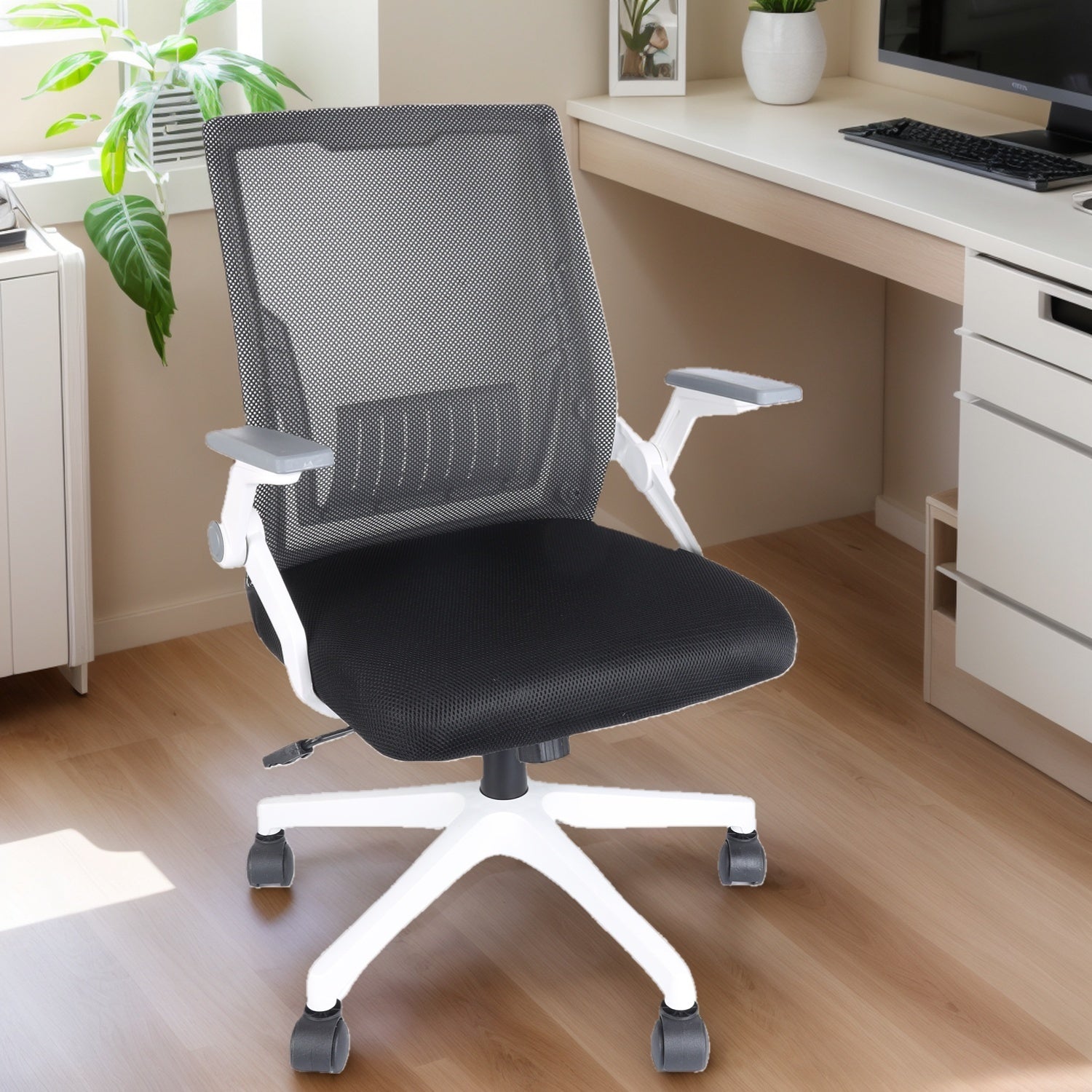 Computer Desk Chair Comfy With Adjustable Lumbar Support