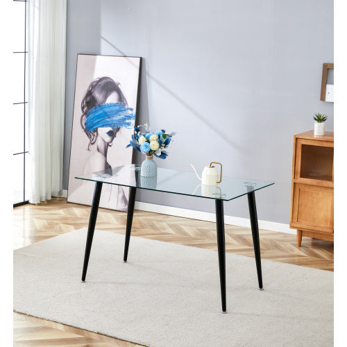 Glass office table