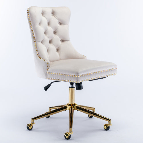 Velvet Fabric Office Chair