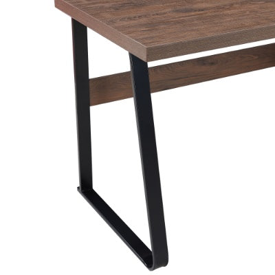 Home Office Computer Desk With Drawers Hanging Letter-size Files, 65 Inch Writing Study Table With Drawers