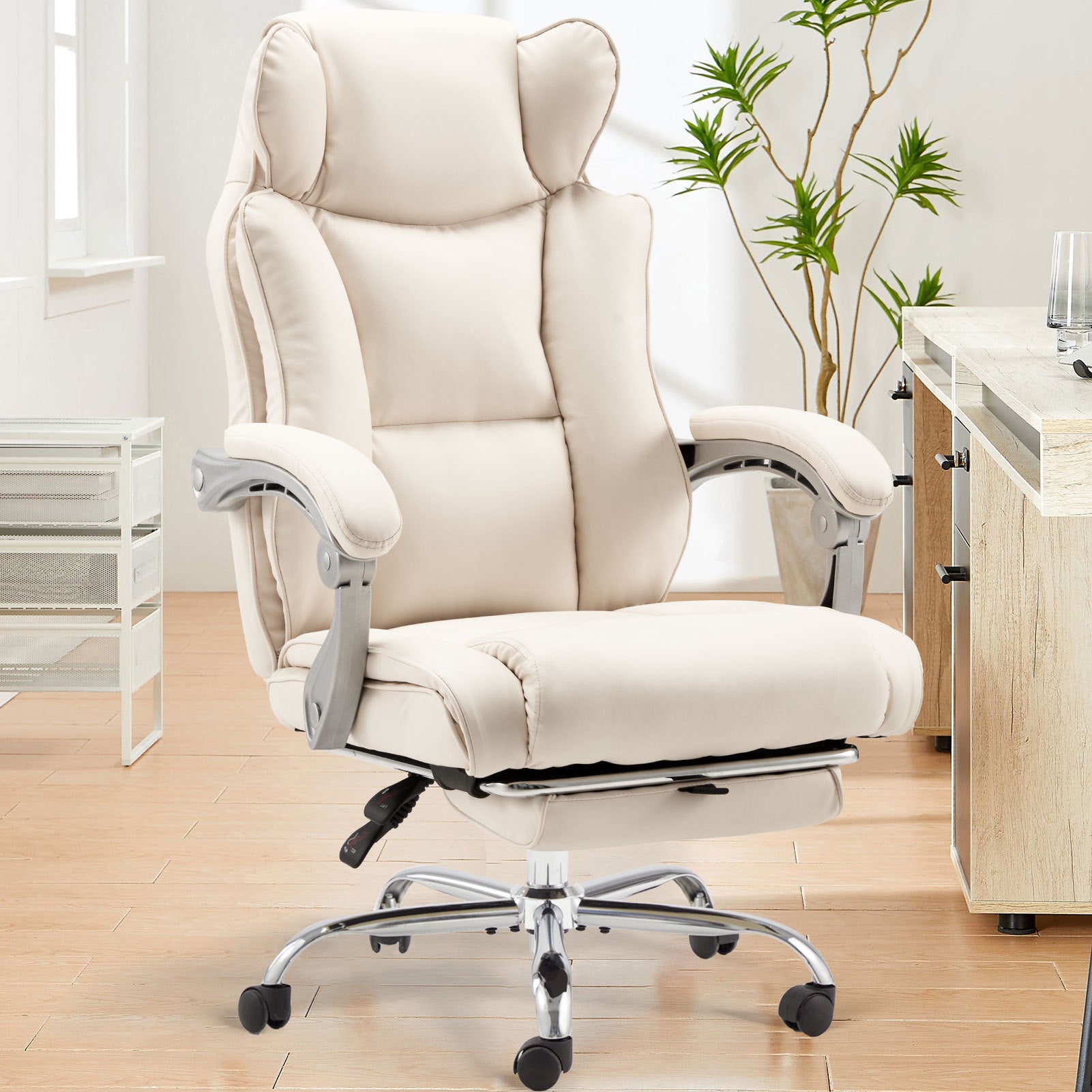 Office Desk Chair With Foot Rest