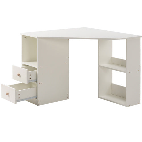 L-Computer Desk Corner Computer Desk With Large Storage Space Study Desk Laptop Table For Home Office