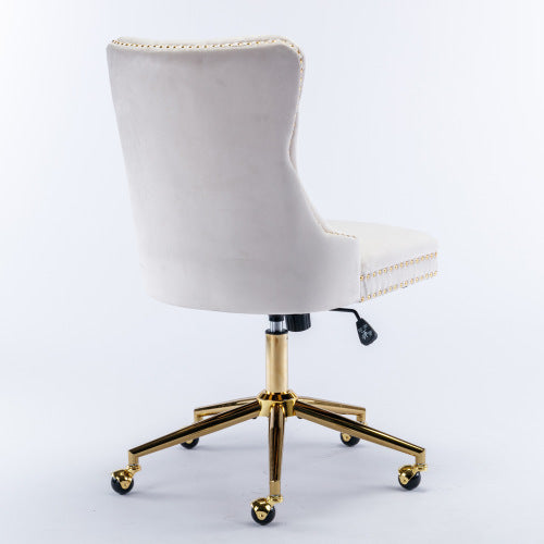 Velvet Fabric Office Chair