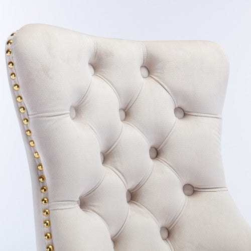 Velvet Fabric Office Chair