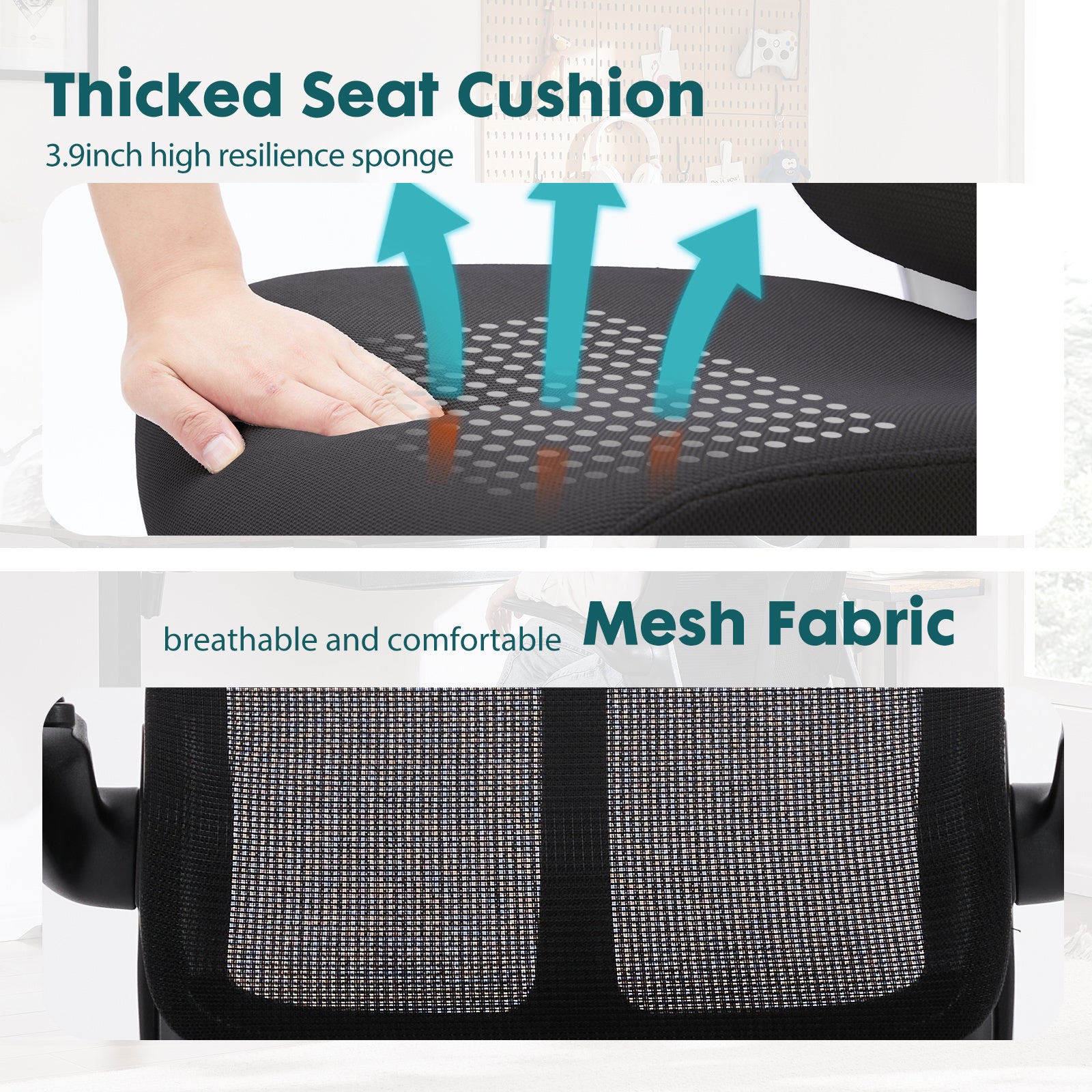 Ergonomic Computer Mech Net Chair