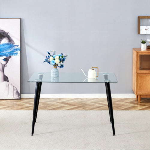 Glass office table
