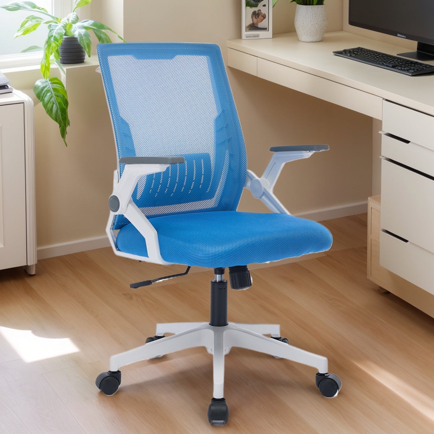 Computer Desk Chair Comfy With Adjustable Lumbar Support