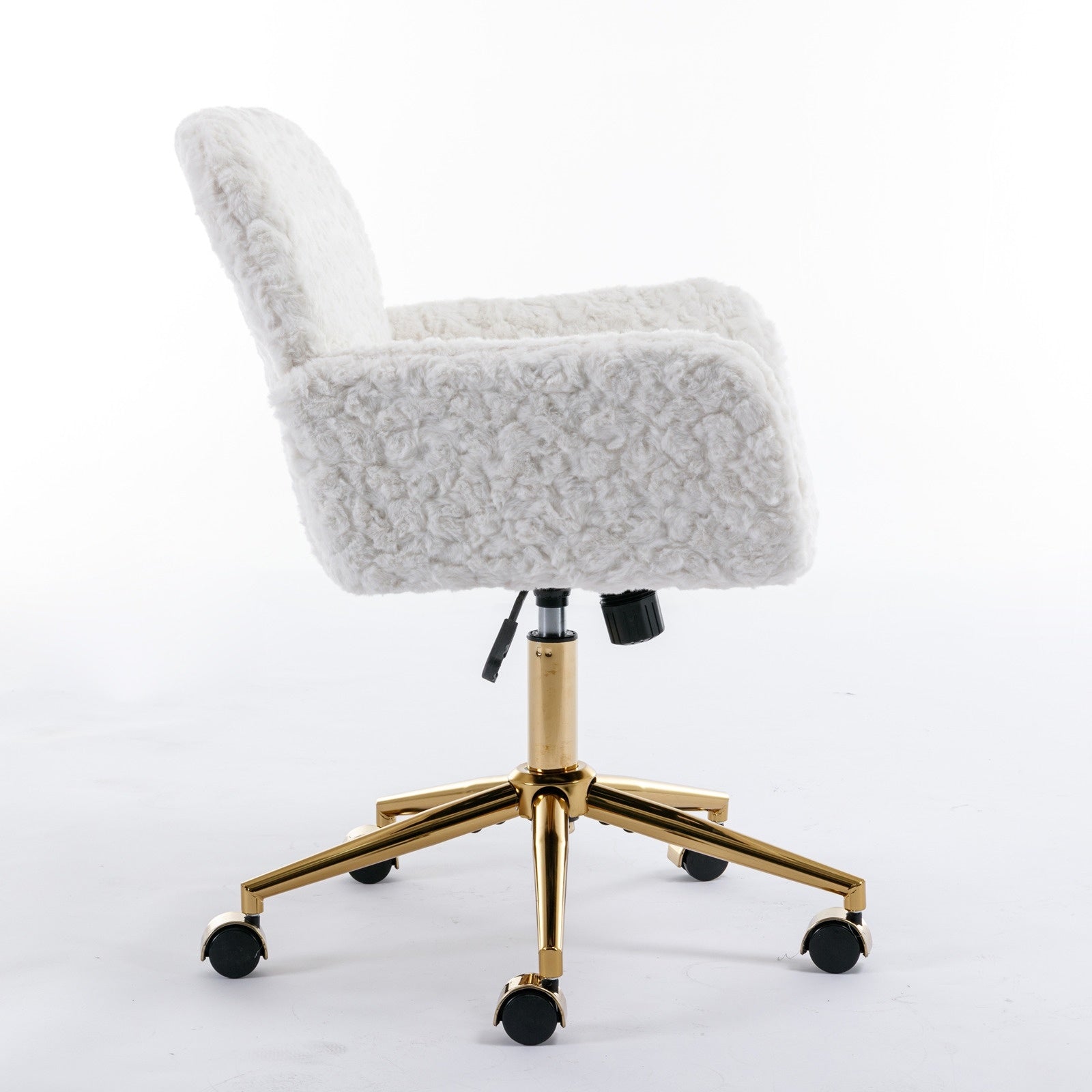 White Rabbit Hair Office Chair