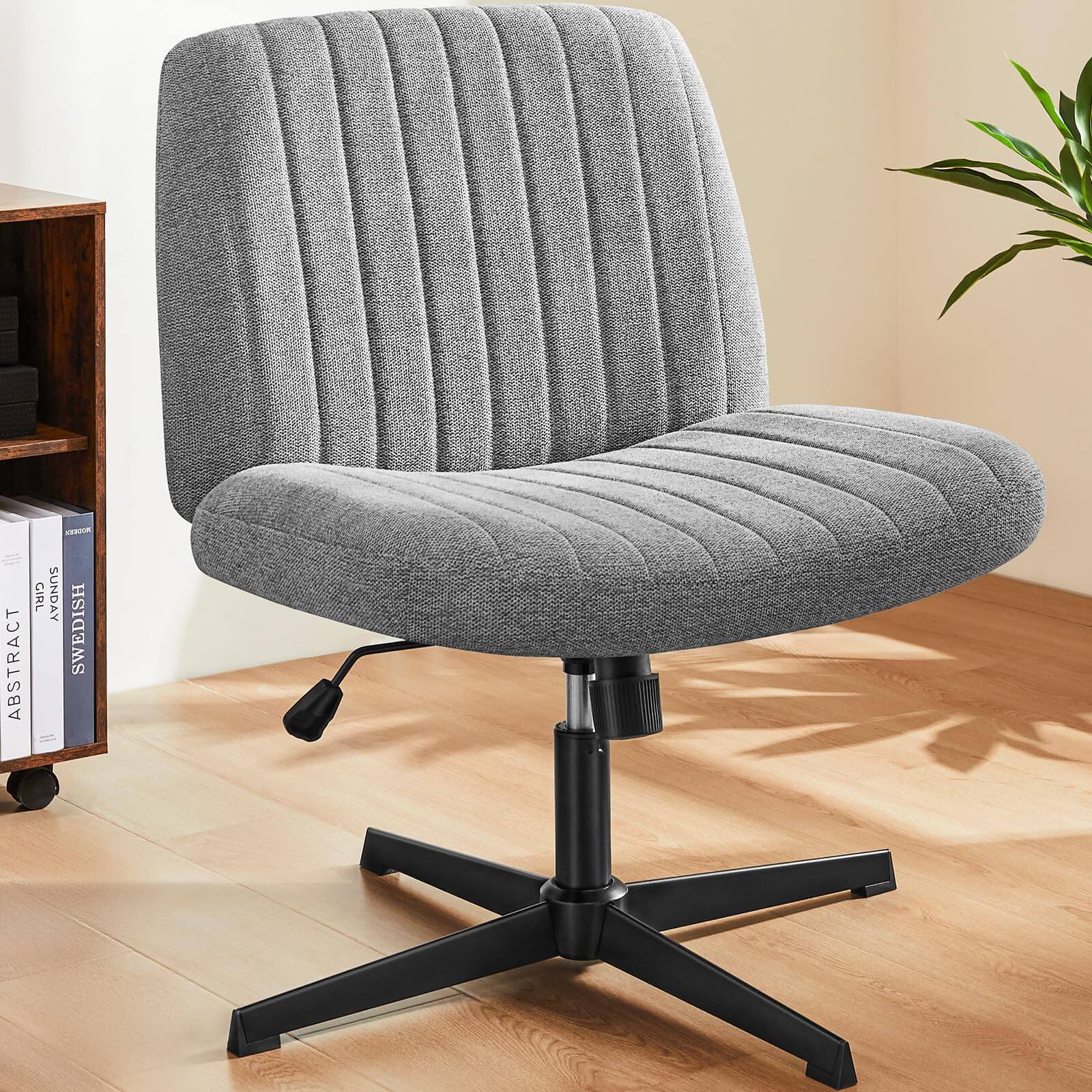 Armless Swivel Home Office Chair