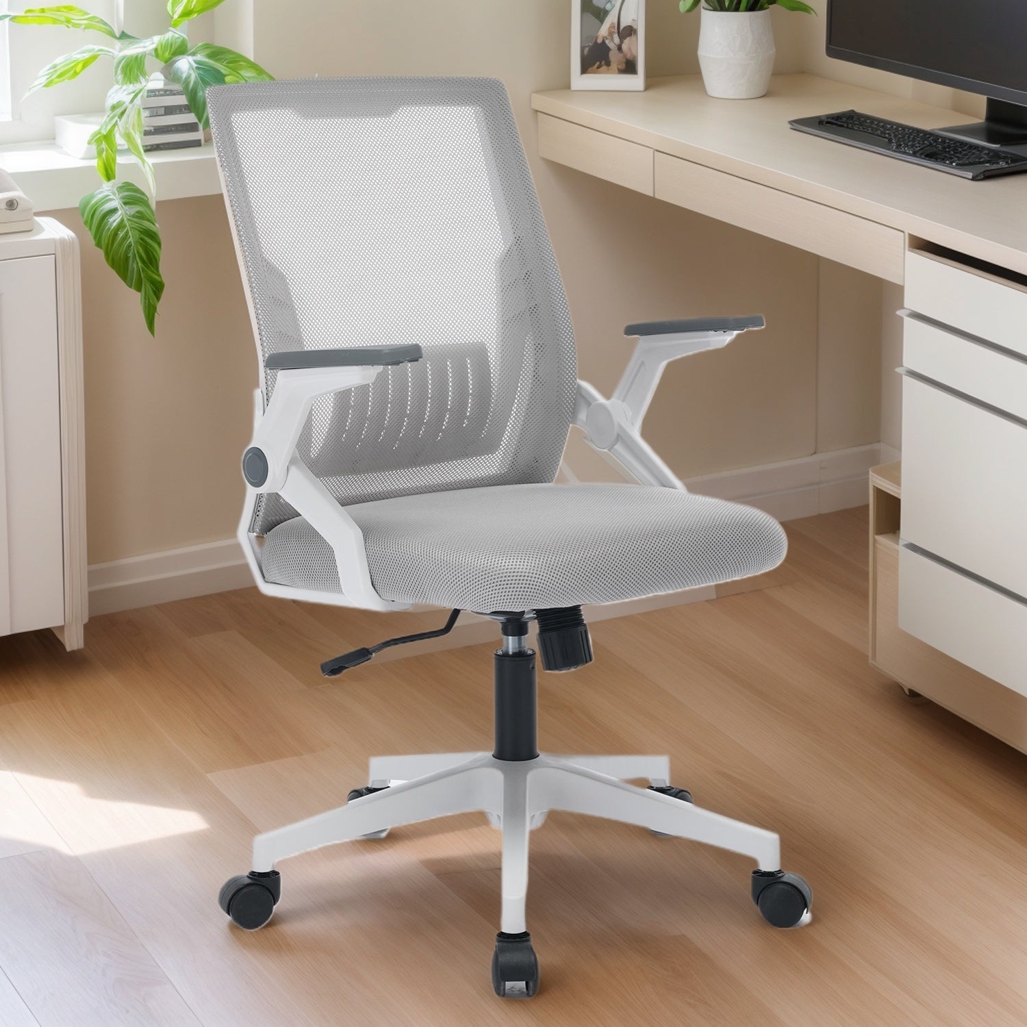 Computer Desk Chair Comfy With Adjustable Lumbar Support