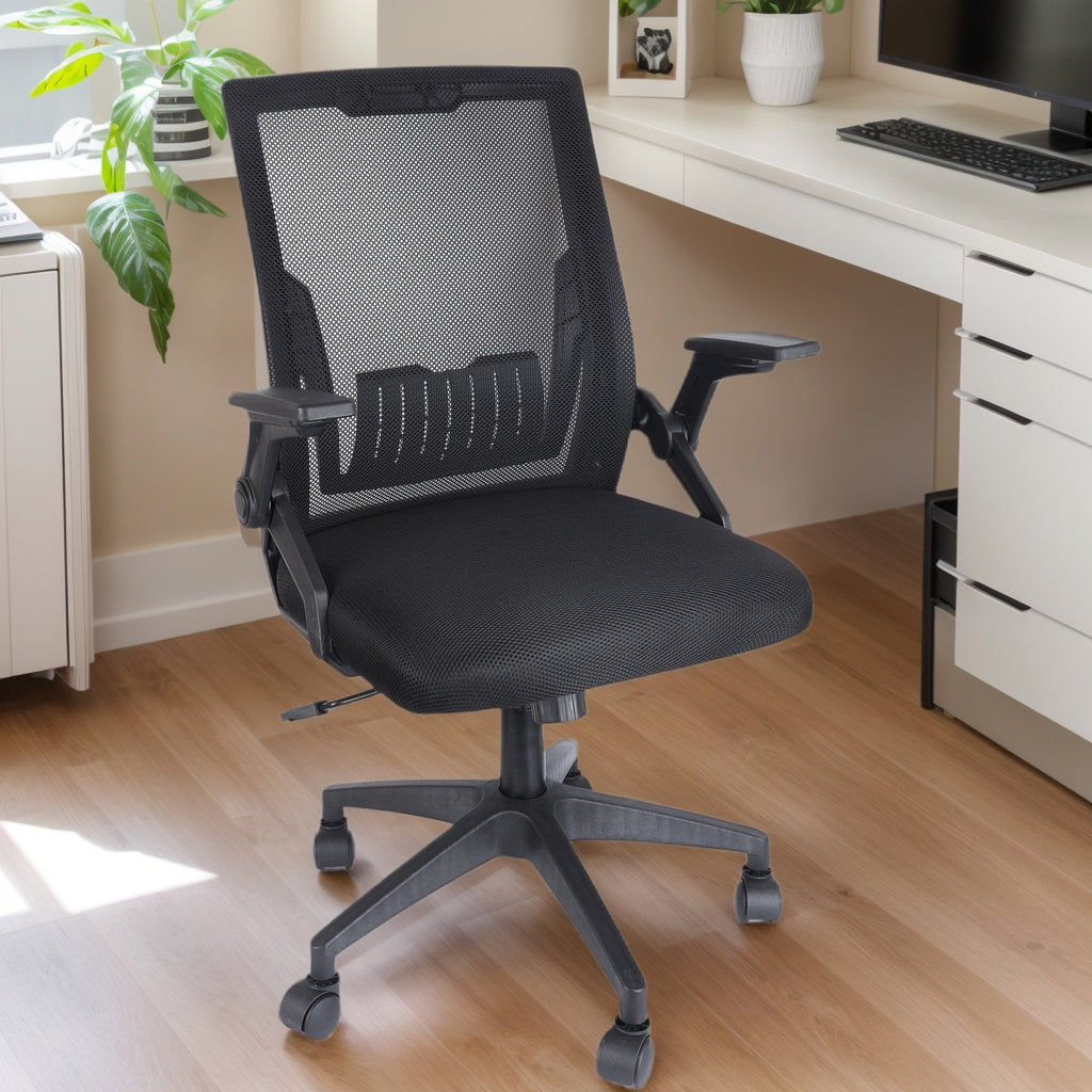 Computer Desk Chair Comfy With Adjustable Lumbar Support