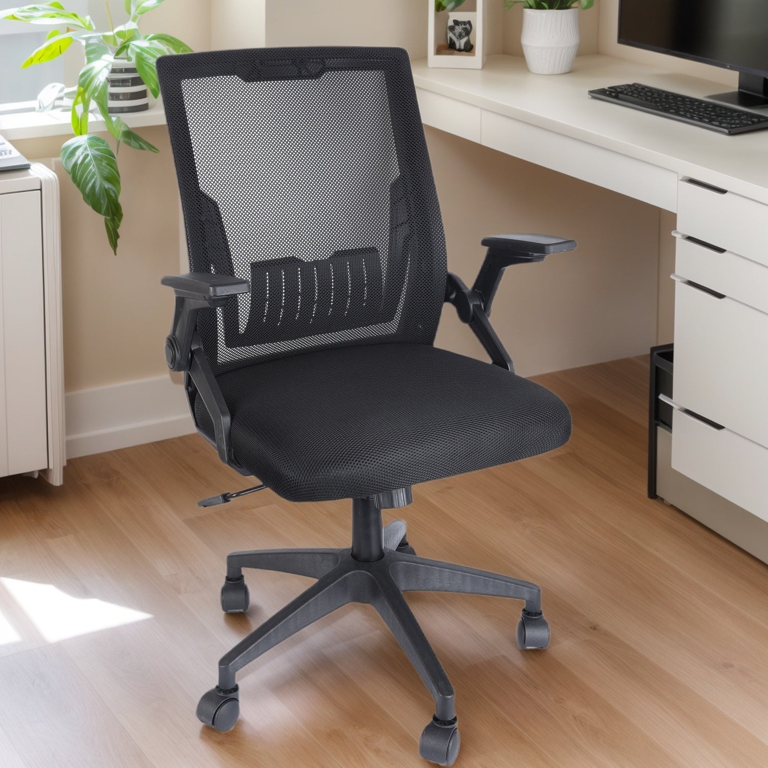 Computer Desk Chair Comfy With Adjustable Lumbar Support
