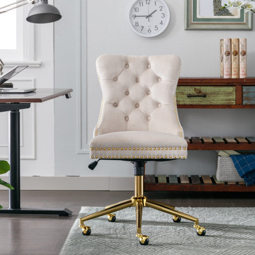 Velvet Fabric Office Chair