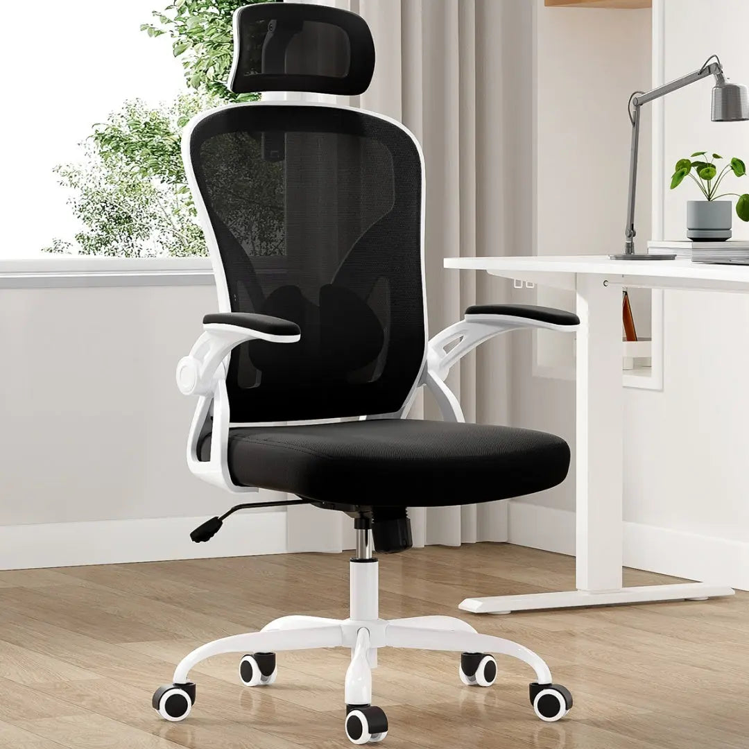 Computer Chair With Armrests And Adjustable Lumbar Support The Chair Company