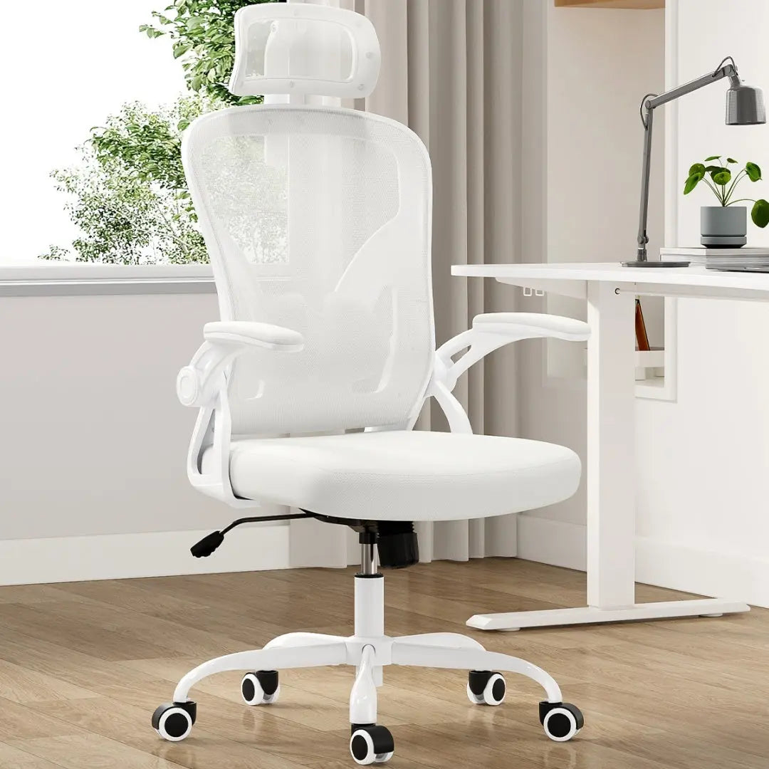 Computer Chair With Armrests And Adjustable Lumbar Support The Chair Company