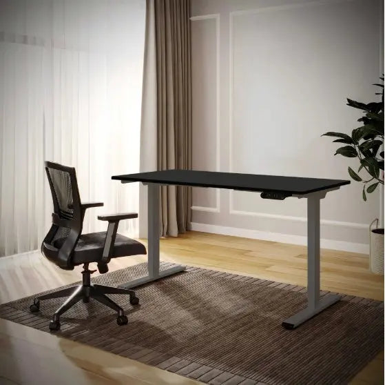 Electric Standing Desk Dual Motor Adjustable Height Desk Home Office Computer Workstation Sit Stand Up Desk, 55 X 28 Inches The Chair Company