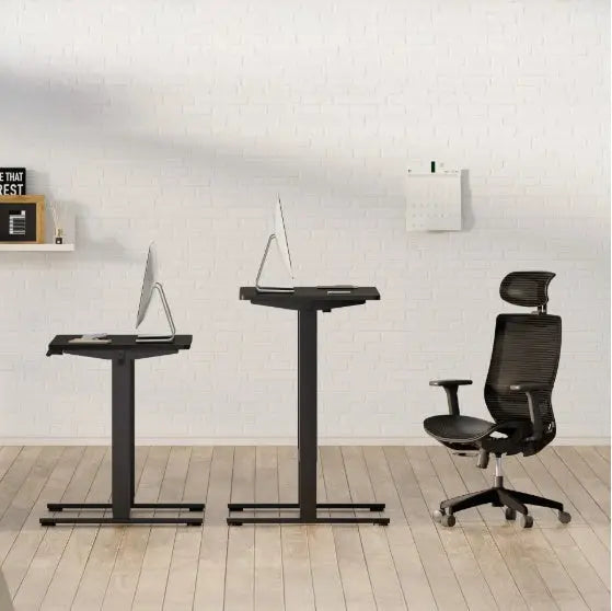 Electric Standing Desk Whole Piece Adjustable Height Desk Home Office Computer Workstation Sit Stand Up Desk The Chair Company