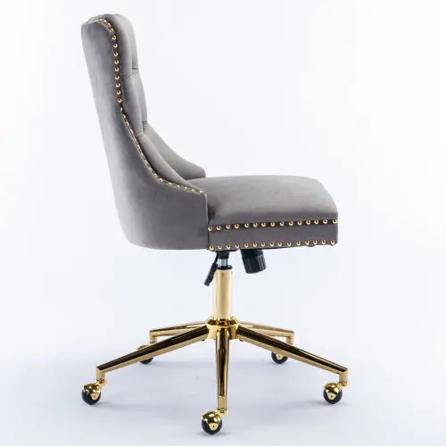 Home Office Chair With Tufted Velvet Buttons The Chair Company