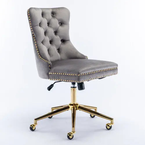 Home Office Chair With Tufted Velvet Buttons The Chair Company