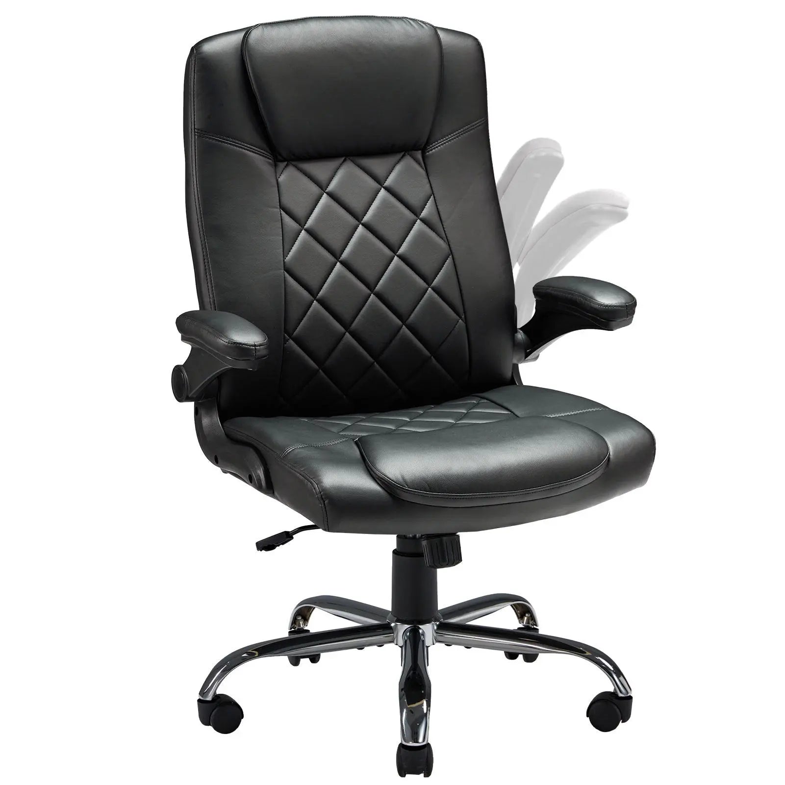 Leather Executive Office Chair With Arm & Rocking Function The Chair Company