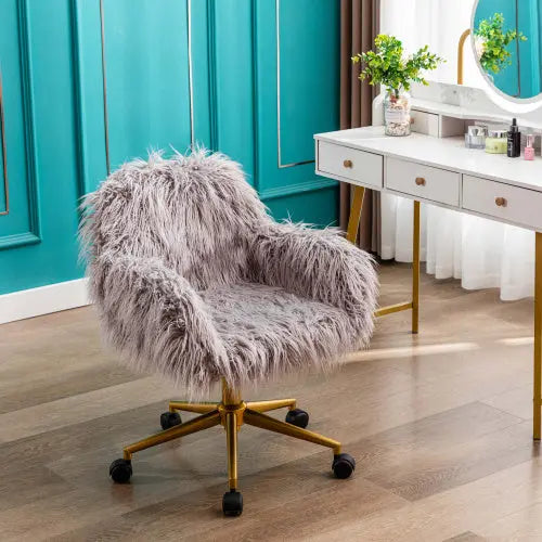 Modern Faux Fur Home Office Chair The Chair Company