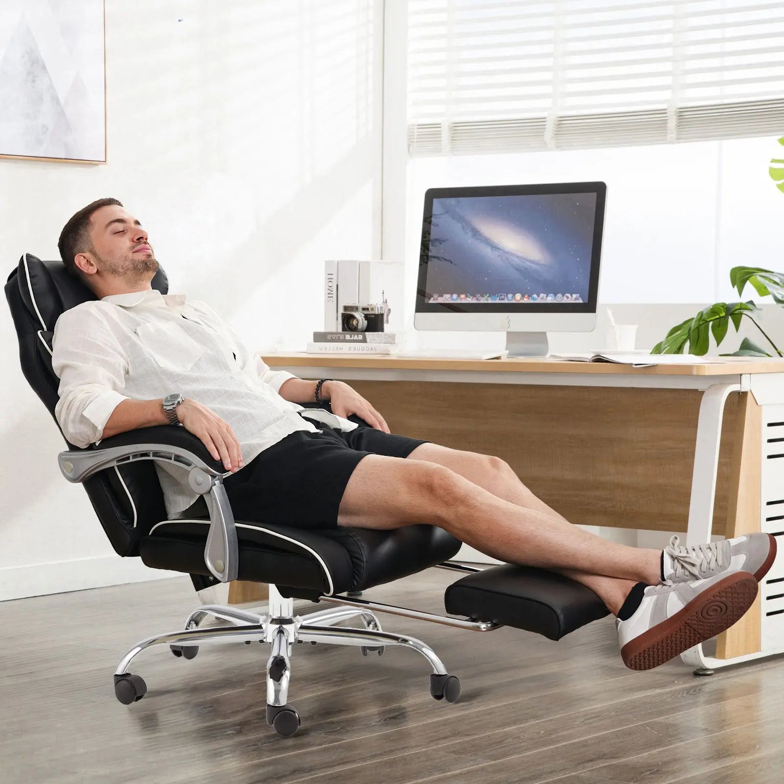 Office Desk Chair With Foot Rest The Chair Company