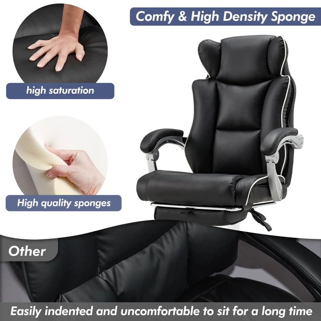 Office Desk Chair With Foot Rest The Chair Company