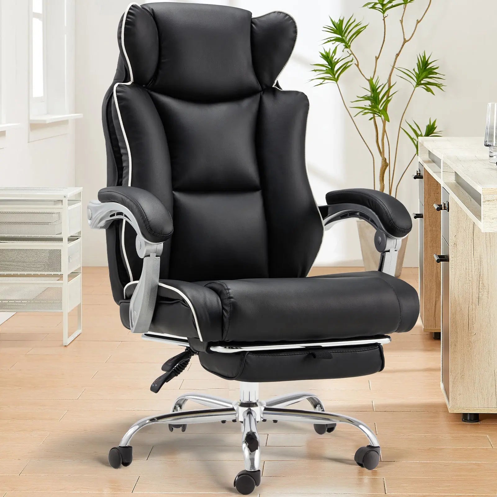 Office Desk Chair With Foot Rest The Chair Company