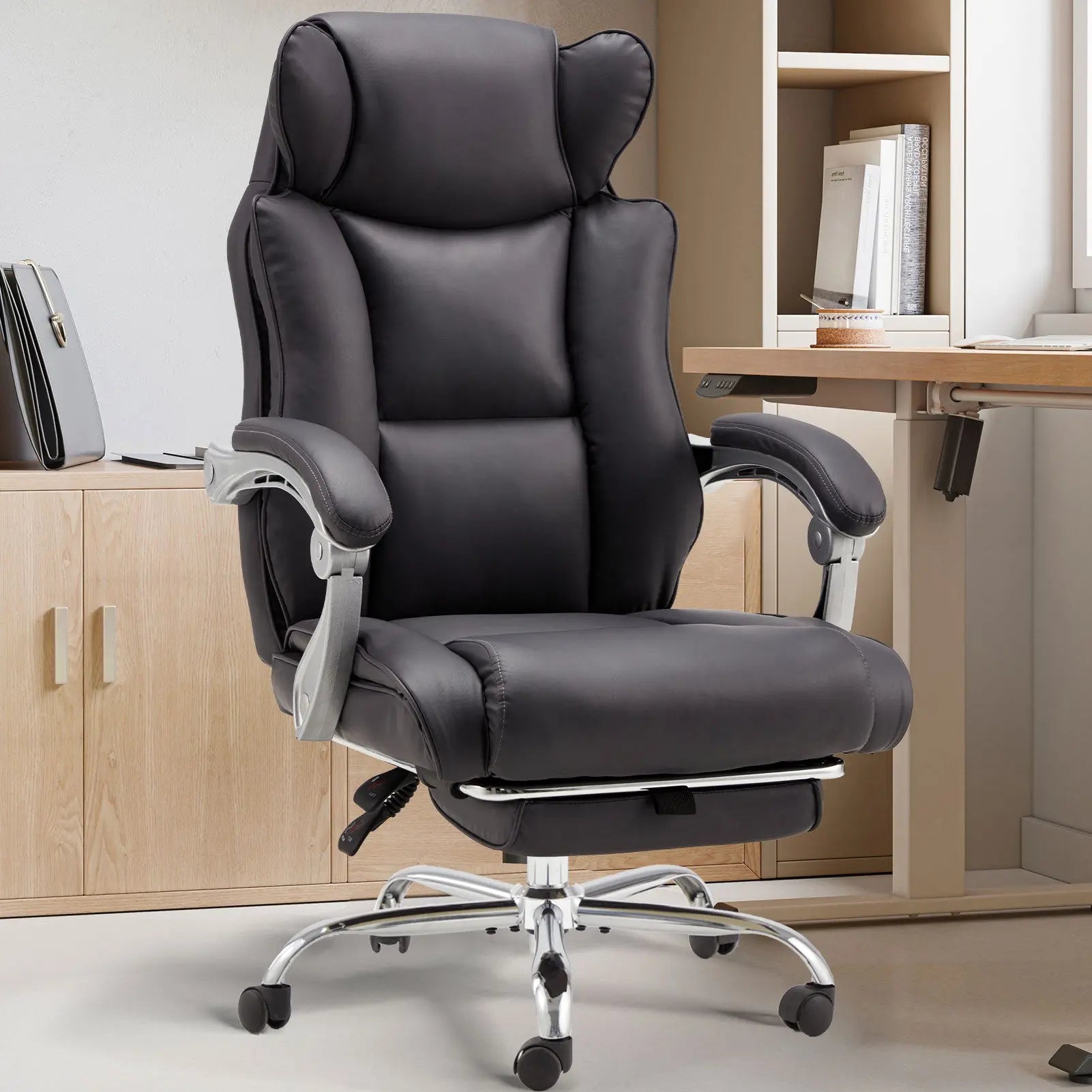 Office Desk Chair With Foot Rest The Chair Company
