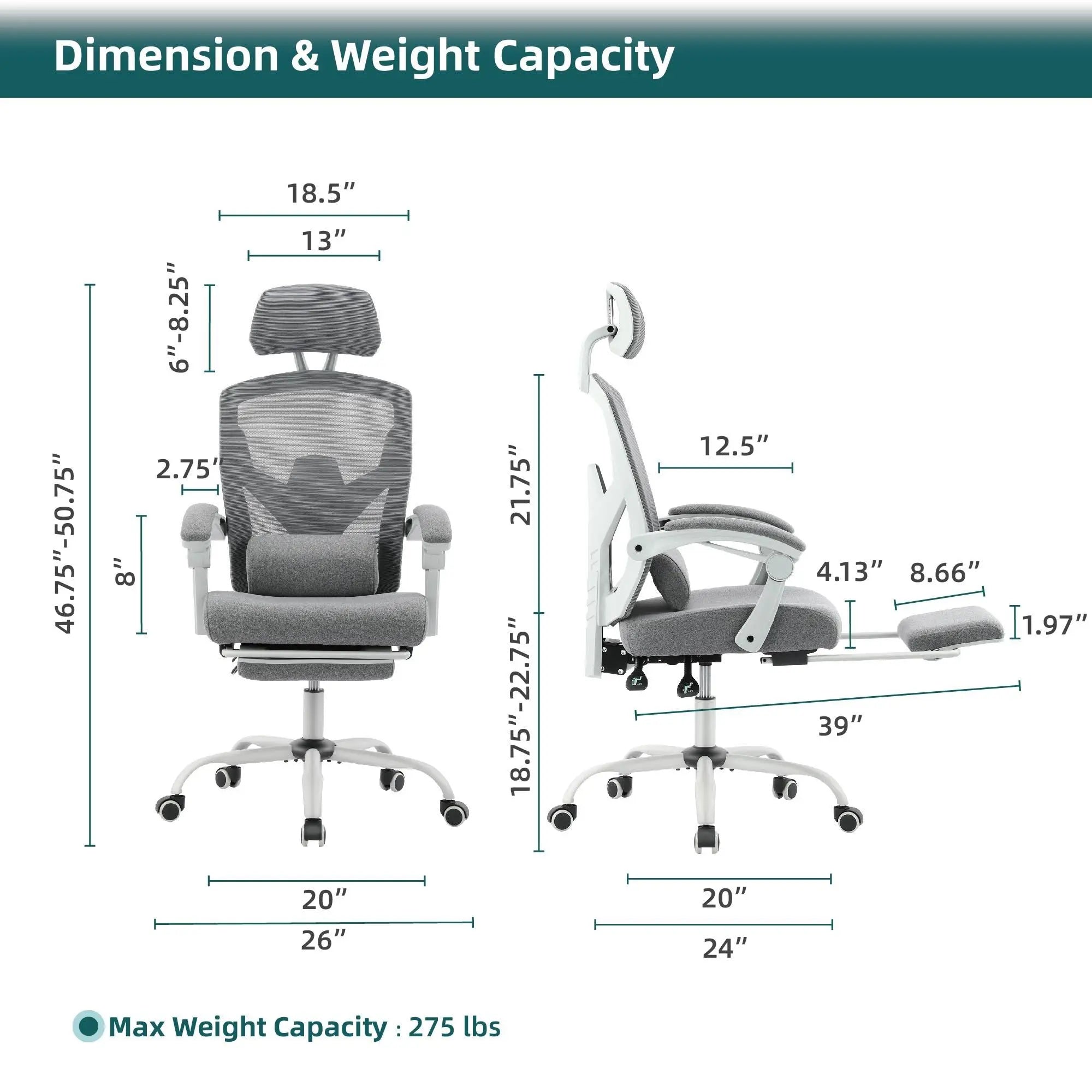 Retractable Footrest Ergonomic Swivel Office Chair The Chair Company
