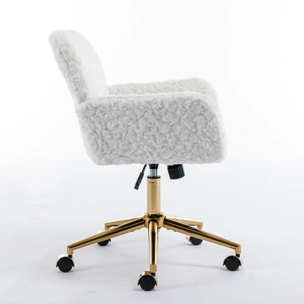 White Rabbit Hair Office Chair The Chair Company