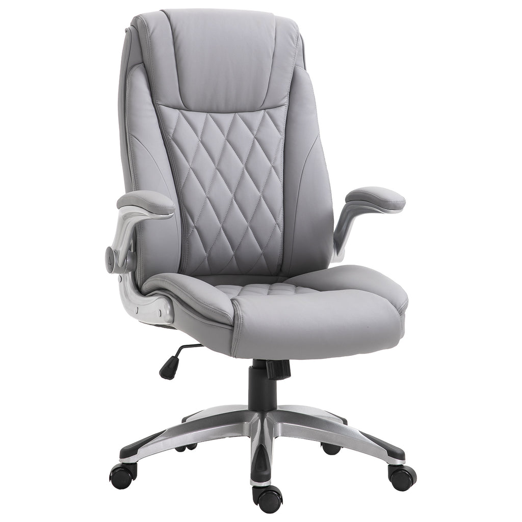 Vinsetto High Back Faux Leather Home Office Chair Rocker