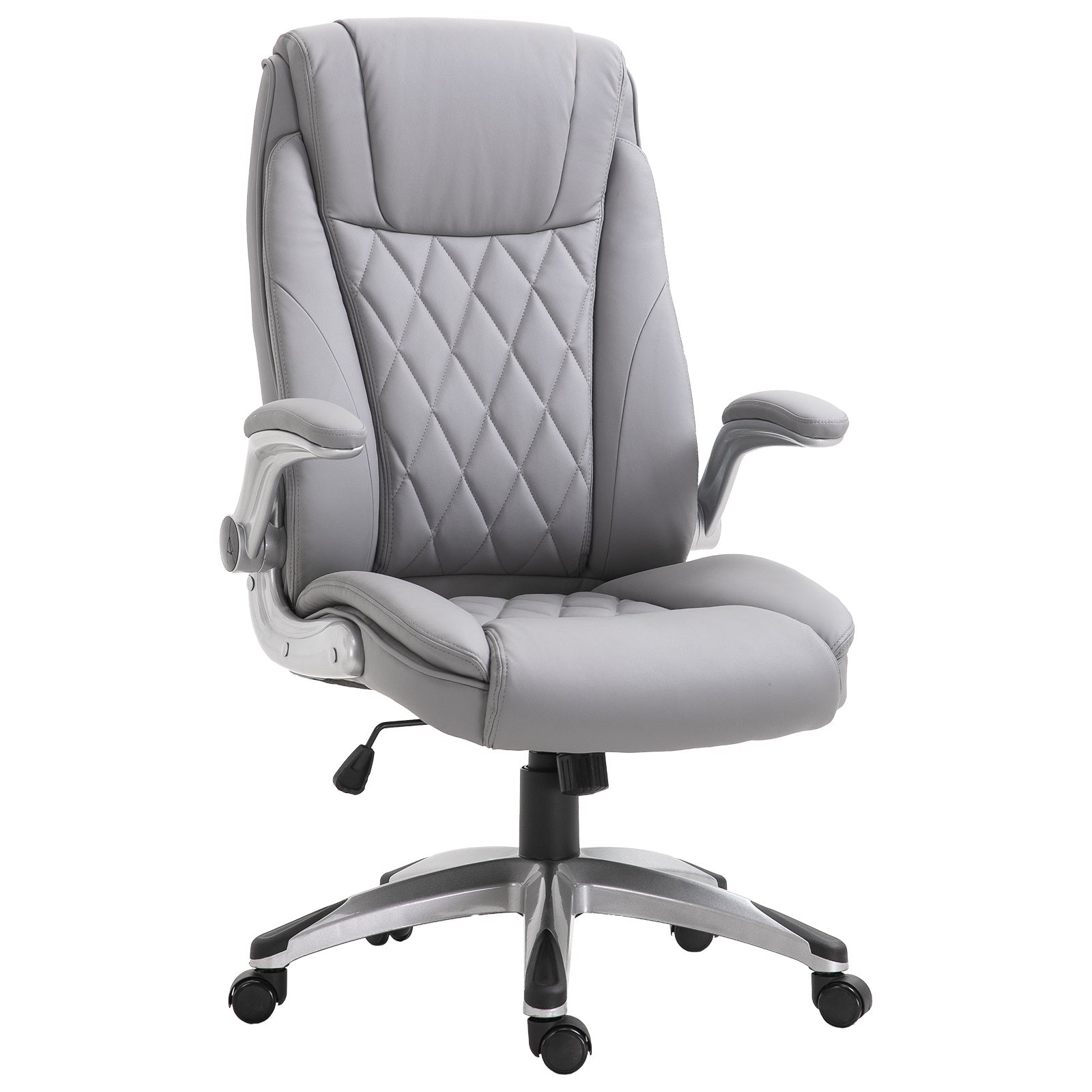 Vinsetto High Back Faux Leather Home Office Chair Rocker