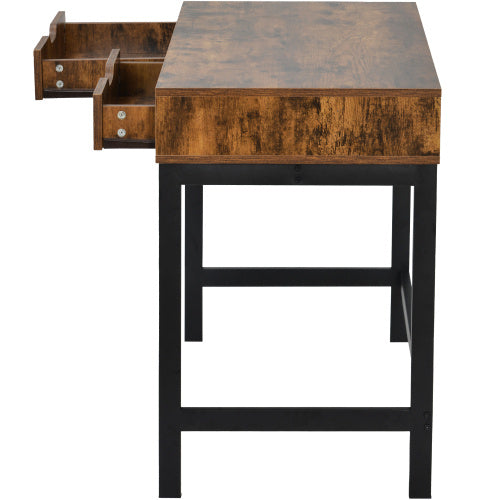 Computer Desk Dressing Table With 2 Drawers Work Table Home Office Table Industrial