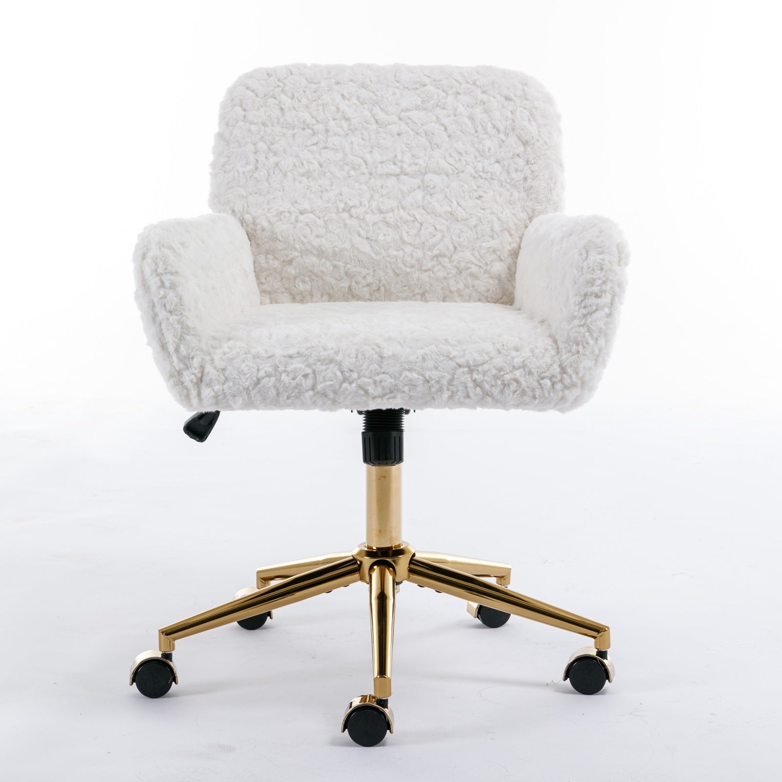 White Rabbit Hair Office Chair